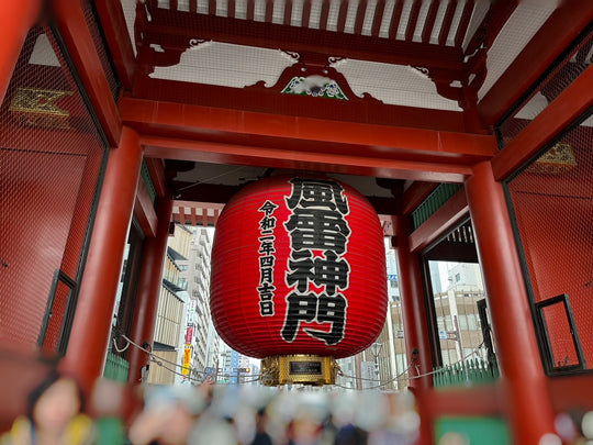 What is the main hall of Sensoji Temple made of?