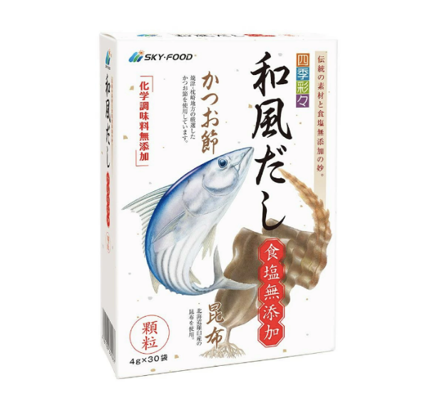 JAPANESE DASHI STOCK 4G x 30SACHETS No added salt