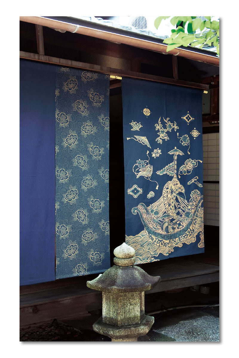 Kasanezome Noren (Japanese Style Door Curtain)