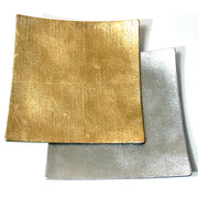 yayoi pair gold and silver dish urushi finish