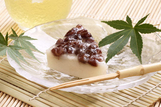 A Japanese sweets to eat only June in Kyoto.”