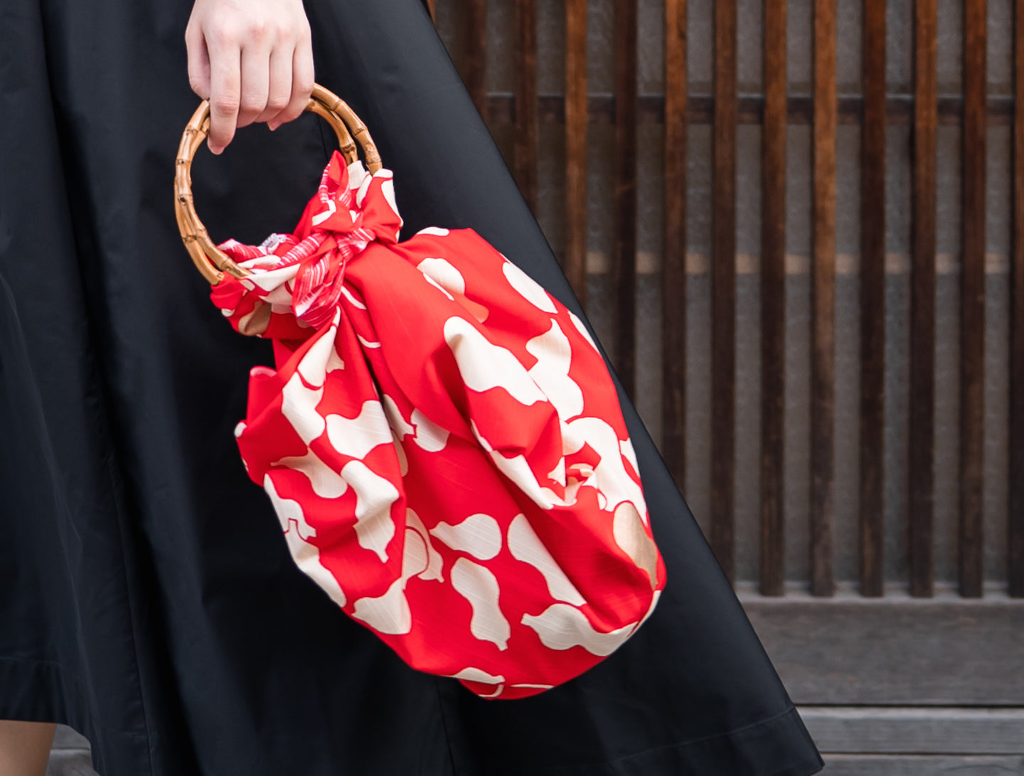 STRIPE FUROSHIKI RING BAG | JAPANESE DESIGN | MADE IN JAPAN – NiMi Projects