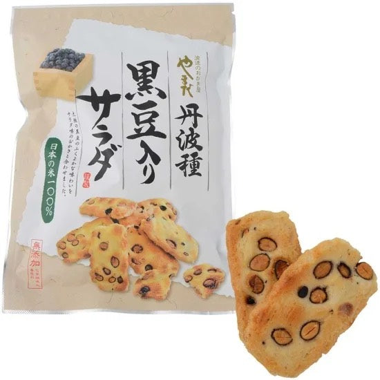 RICE CRACKERS WITH BLACK BEAN SALAD FLAVOR 100G
