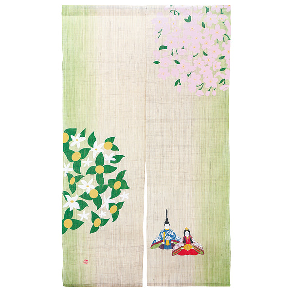 SAKURABINA Noren (Japanese Style Door Curtain)