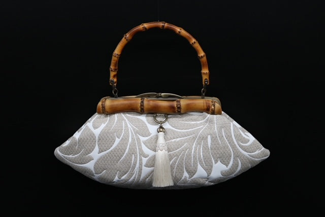 HANDBAG L'odeur de kyoto LINE white – Koto Kyoto